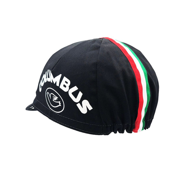 Casquette De Cyclisme Cinelli Columbus Green Box – Vert/rouge, Fabriquée En Italie, Coton Bio, Taille Unique